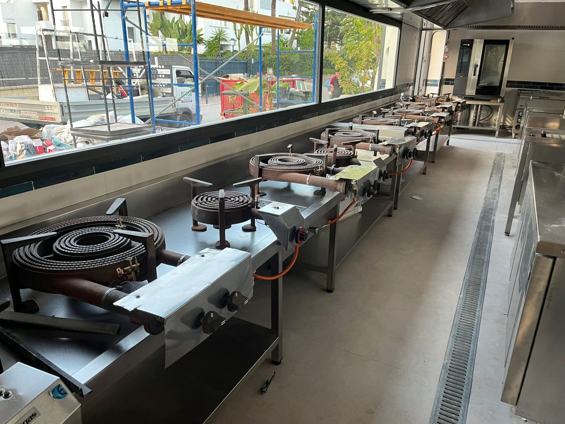 instalación de cocina industrial profesional